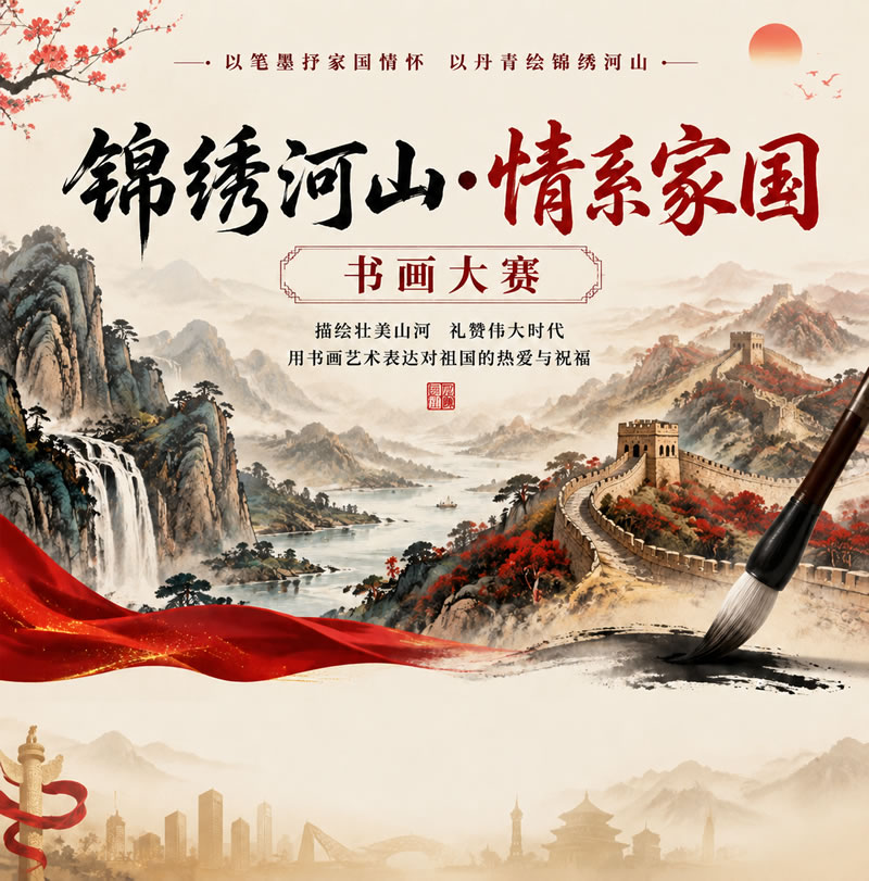 锦绣河山・情系家国书画大赛征稿启示